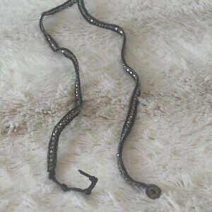 Chan Luu Wrap Bracelet with black crystals